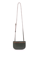 Forest Green Leather Crossbody Bag  image