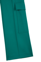 Bottle green cargo pants  image