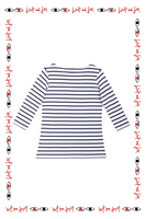Catch Me If You Can Marinière With Navy And White Stripes image
