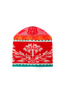 Multicoloured Pattern Beanie Hat  image