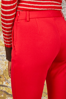 Lipstick red jersey pants  image