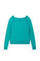 Electric teal oversized sweater  image