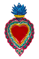 Sacred Heart Tin Decoration  image