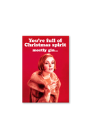 You're Full of Christmas Spirit Card  image