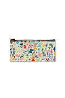 Multicoloured Doodle Pencil Case  image