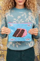 Get Me Cake Now Medium Pouch  image