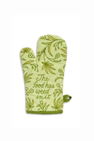 Green Cooking Oven Mitt image