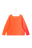Papaya Orange Oversized Cashmere Sweater  image