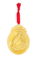 Yellow Madonna del Carmine Large Medallion  image