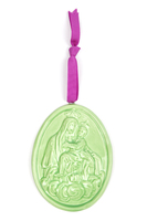 Green Madonna del Carmine Medium Medallion  image
