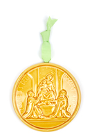 Yellow Madonna del Rosario di Pompei Medium Medallion  image
