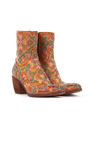 Cross Stitch Embroidered Ankle Boots  image