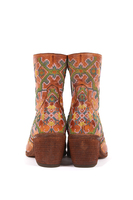 Cross Stitch Embroidered Ankle Boots  image