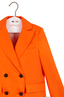 Papaya orange blazer  image