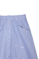 Royal blue striped skirt  image