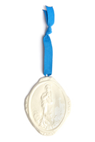 White Madonna Immacolata Small Medallion image