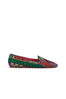Cross Stitch Embroidered Loafers  image