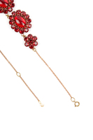 Deep Lipstick Red Sparkly Necklace  image