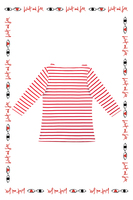 Own Your Journey Marinière With Red And White Stripes image