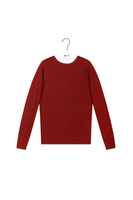Cranberry Red Pointelle Sweater  image