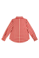 Red checked shirt jacket image