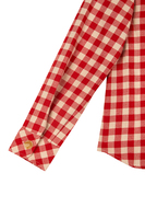 Red checked shirt jacket image