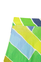 Rainbow diagonal stripe printed knit skirt  image