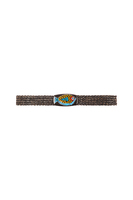 Elasticated Belt with Painted Fish Buckle  image