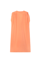 Peach Silk Midi Tunic Dress  image