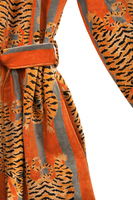 Tiger Print Velvet Overcoat  image