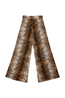 Tiger print palazzo trousers  image