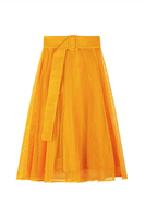 Saffron mesh skirt  image