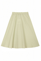Mint green striped skirt  image