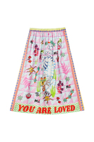 You are loved tiger print skirt  image