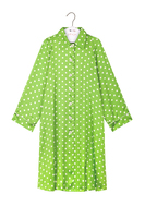 Apple Green Polka Dot Overcoat image