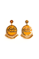 Yellow Kudi Pataka Earrings  image