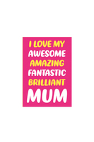 I Love My Mum Card  image