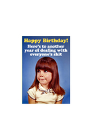 Pessimistic Happy Birthday Card  image