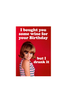 Boozy Birthday Card  image
