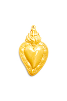 Yellow Sacred Heart Ornament image