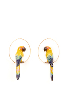 Yellow Parrot Earrings  image