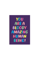 You Are An Amazing Human Being Card  image