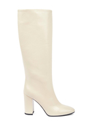 Ivory Leather Boots image