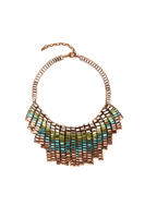 Mint Green and Acqua Shimmer Necklace image