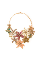 Shimmery Floral Necklace image