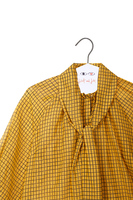 Amber checked print shirt image