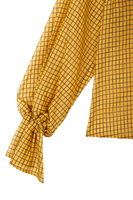 Amber checked print shirt image