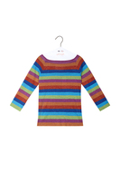 Rainbow metallic sweater image
