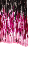 Purple degradé sequinned fringe dress  image