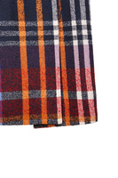 Multicoloured Checked Tweed Coat image